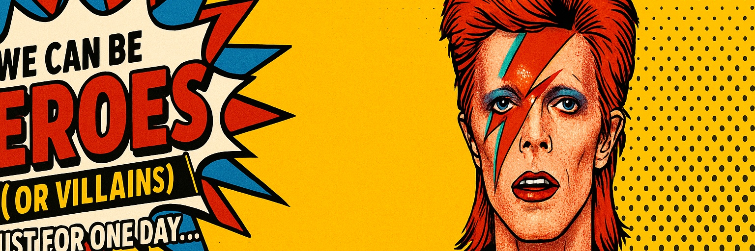 We can be heroes (or villains!), just for one day...