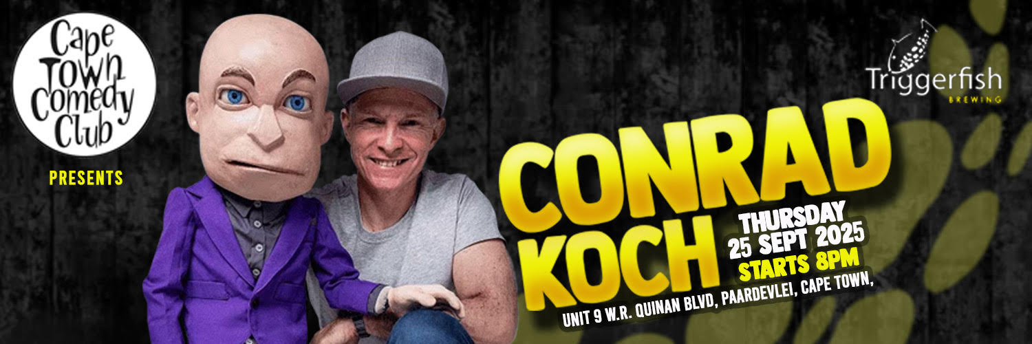 Comedy Night: Conrad Koch is coming to Triggerfish Brewing in Somerset West