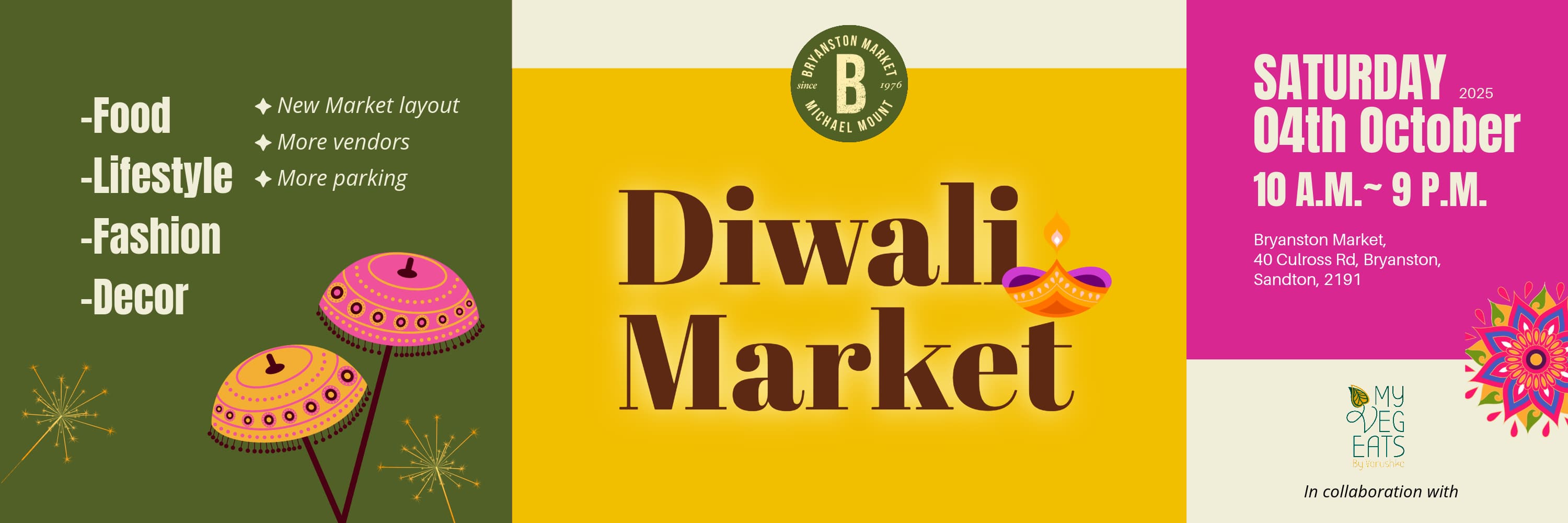 Annual Diwali Celebration at Bryanston Market