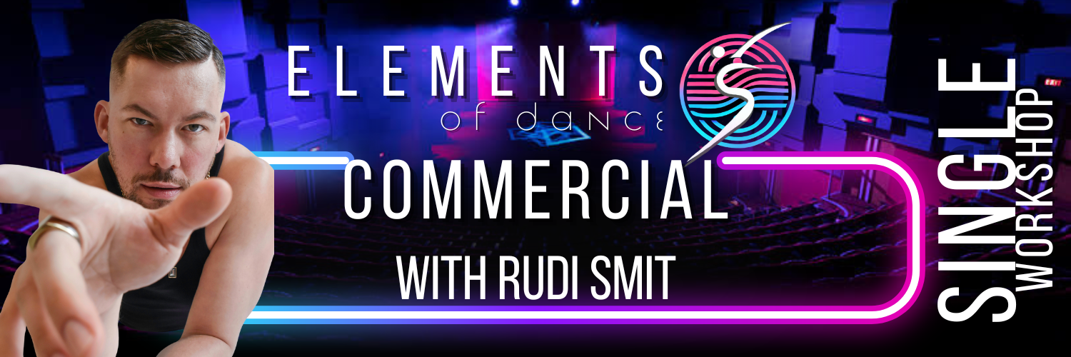 Book tickets for Commercial with Rudi Smit (dance workshop)
