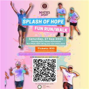 Maties Splash of Hope Fun Run/Walk