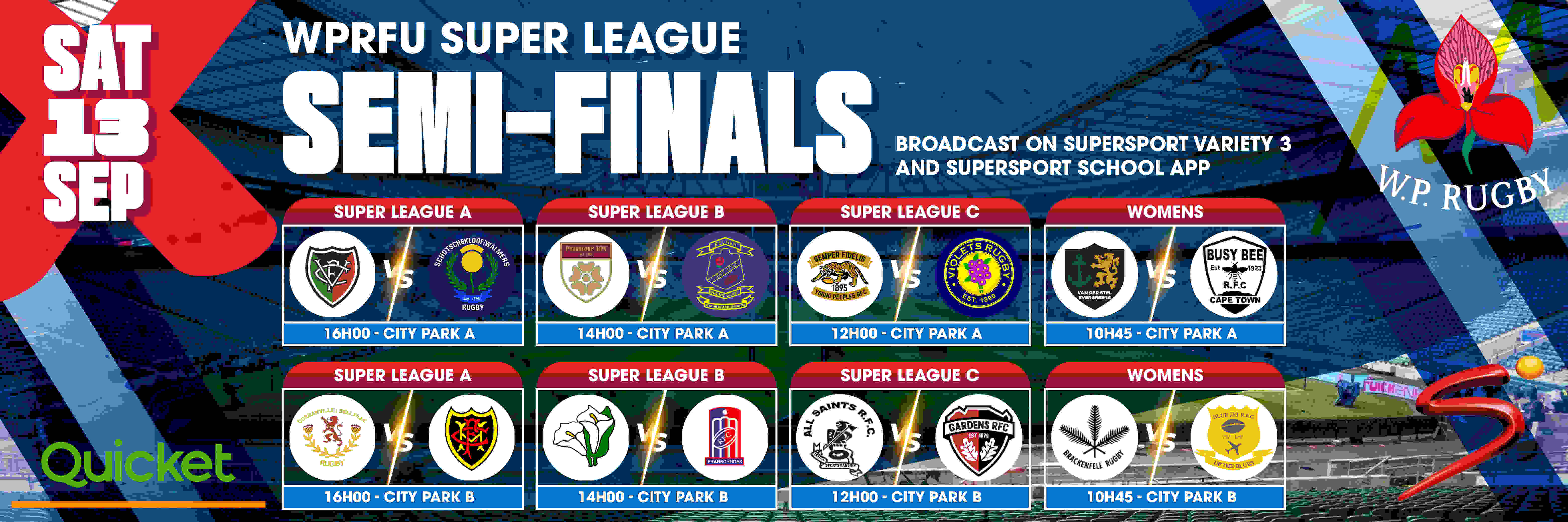 WPRFU Super League Semi-Finals & Women's Semi-Finals