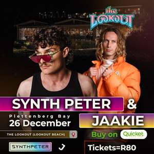 Synth Peter & Jaakie - The Lookout Restaurant Plettenberg Bay