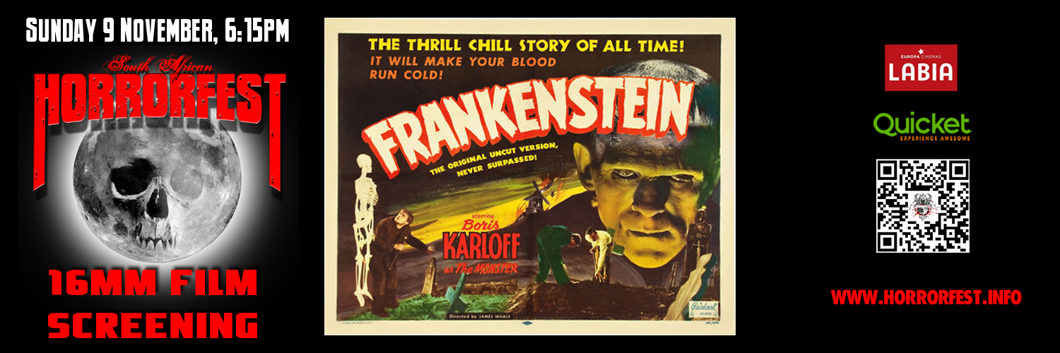 FRANKENSTEIN (16mm Film Screening of the 1931 Classic)