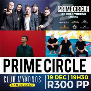 Prime Circle live at Club Mykonos Langebaan