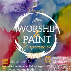 Worship & Paint experience 2025