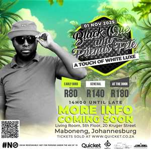 Black Que & Friends Fete: A Touch of White Luxe