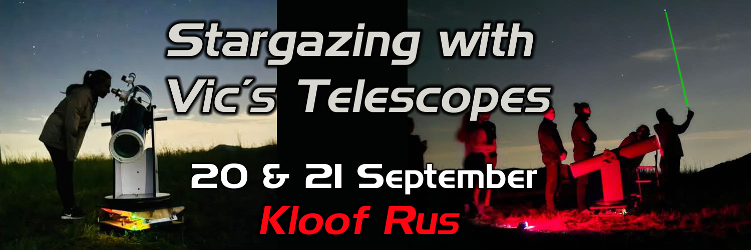 Stargazing with Vic's Telescopes @ Kloof Rus