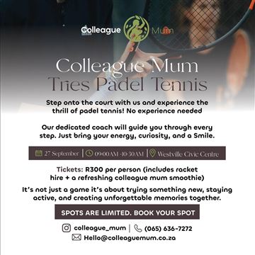 Colleague Mum Tries Padel photo 1