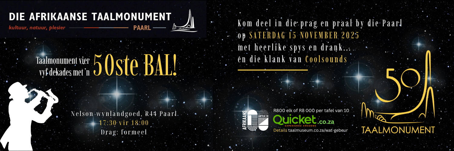 Taalmonument 50ste Bestaansjaar BAL