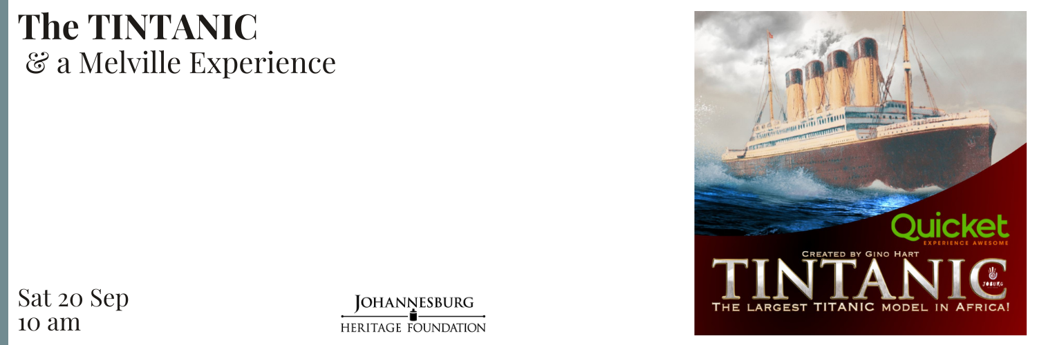 The TINTANIC and a Melville Experience 10am