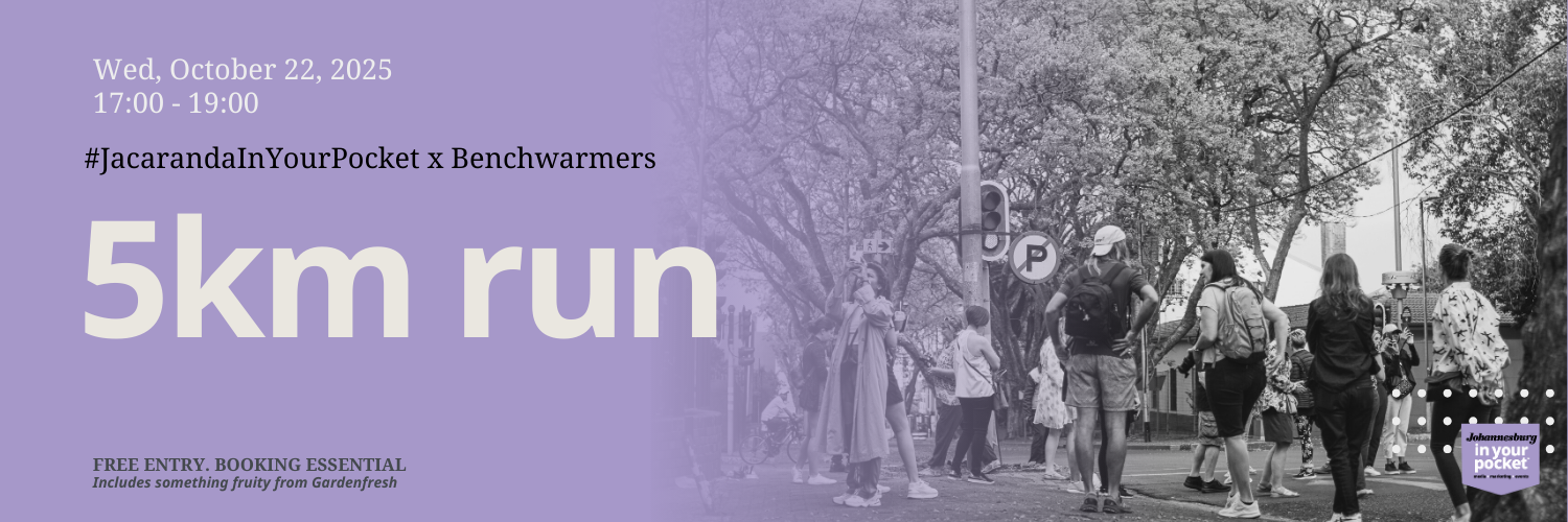 #JacarandaInYourPocket x Benchwarmers: A 5km run in The Parks