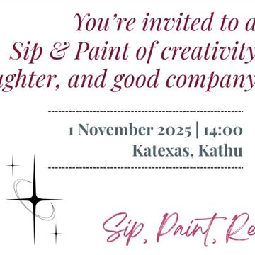 Sip & Paint Event Katexas Kathu Northern Cape photo 1