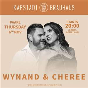 Wynand & Chereé live by Kapstadt Brauhaus Paarl