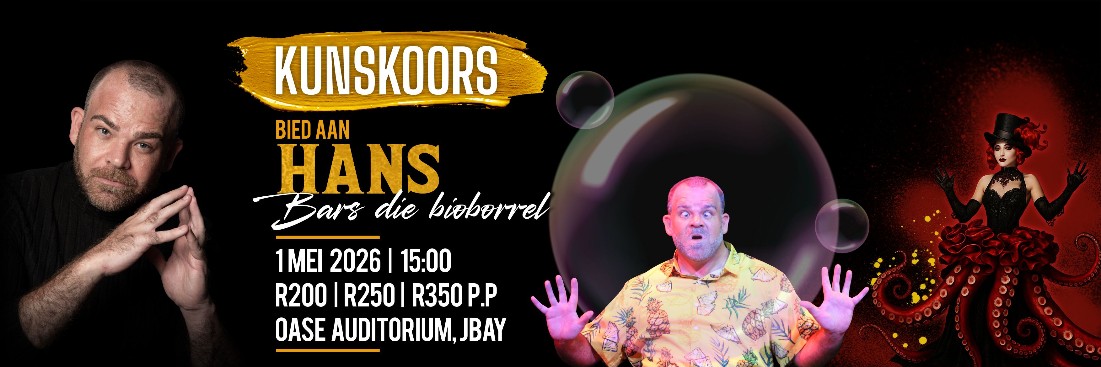 Kunskoors - HANS bars die bioborrel