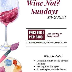 Sip and Paint- Wine not?