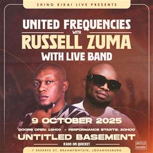 Shino Kikai Live Presents United Frequencies with Russell Zuma
