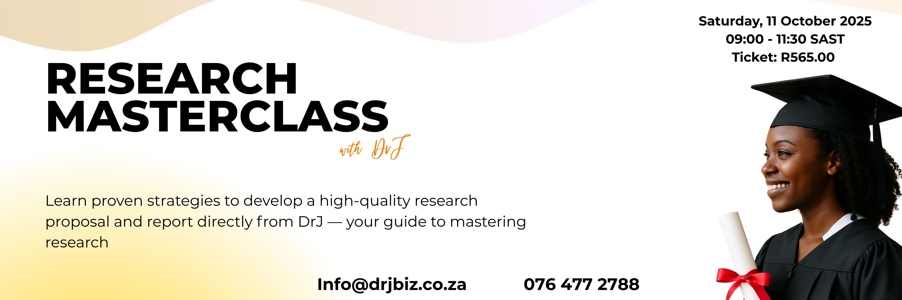Postgraduate Research Masterclass 2025