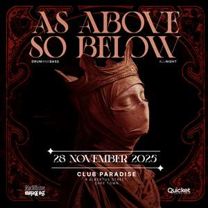 As Above So Below Drum&Bass All Night x UNGLUED