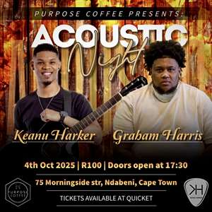 Acoustic Night with Keanu Harker & Graham Harris