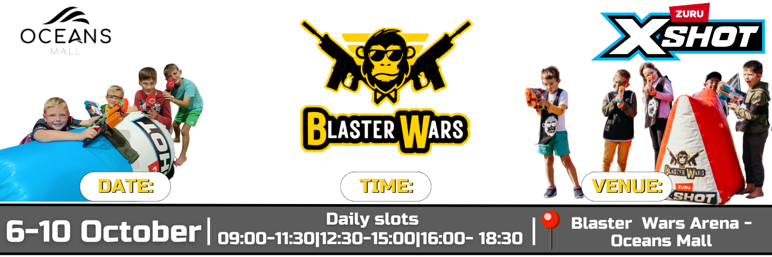 Blaster Wars Oceans Mall - Holiday Fun Day