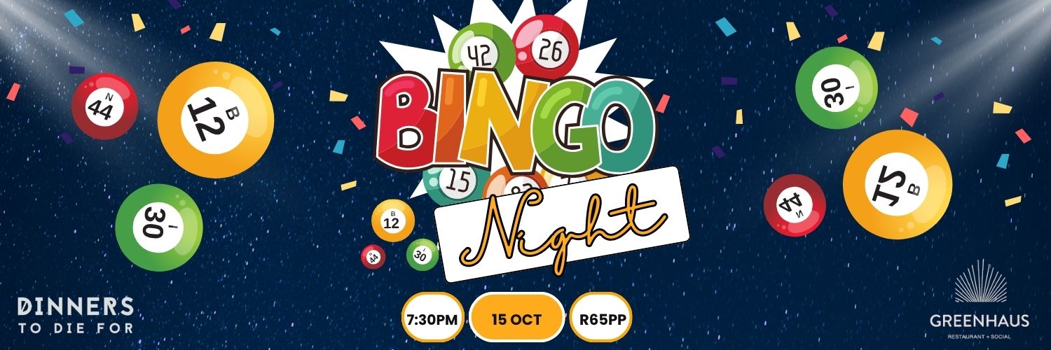 Bingo Night at Greenhaus Sunningdale