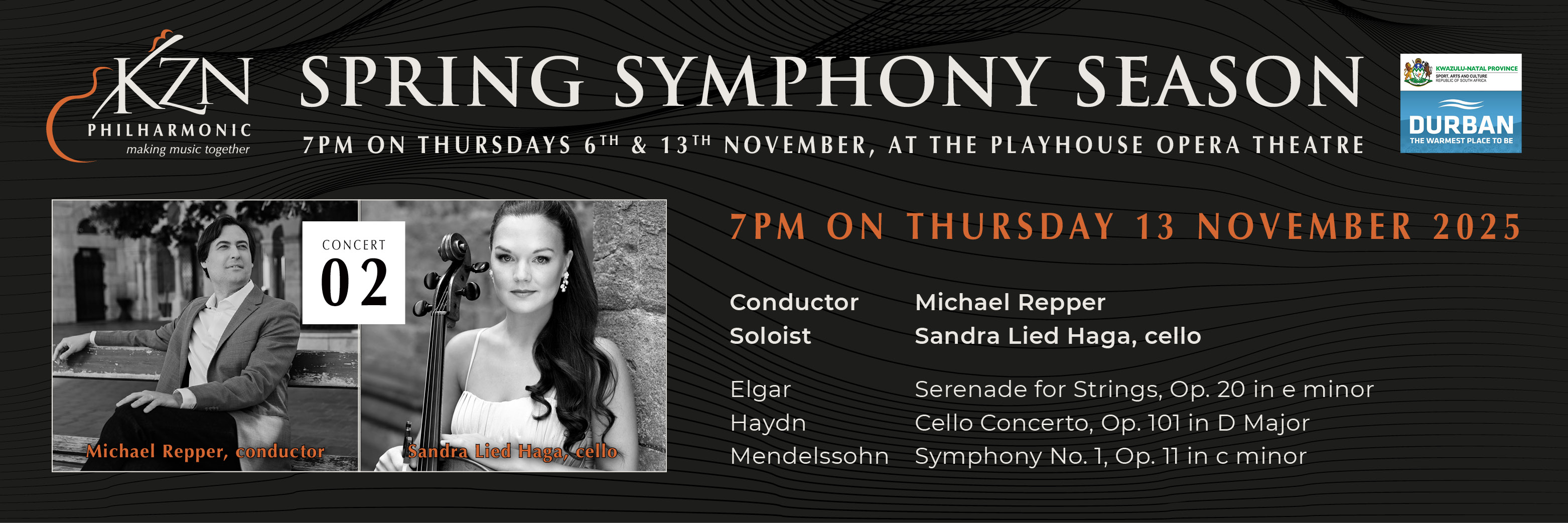 KZN Philharmonic Orchestra 2025 SPRING Symphony Season Concert 2