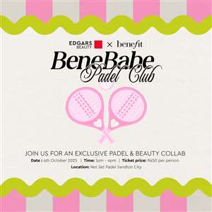 BENEFIT X EDGARS BEAUTY PADEL EVENT