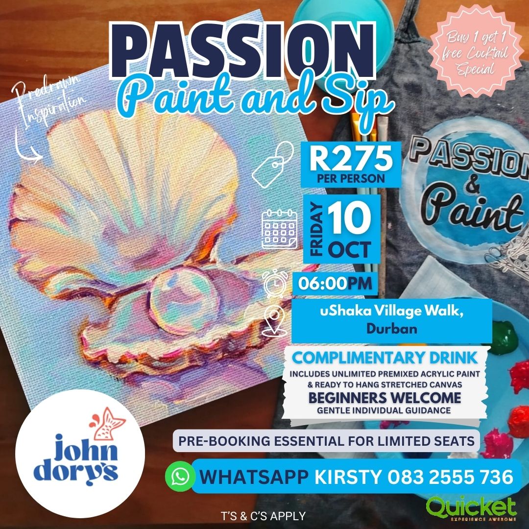 Passion Paint and Sip - Pearl of the Ocean