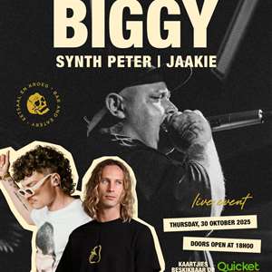 BIGGY // SYNTH PETER // JAAKIE LIVE BY SKÅL BAR BRACKENFELL