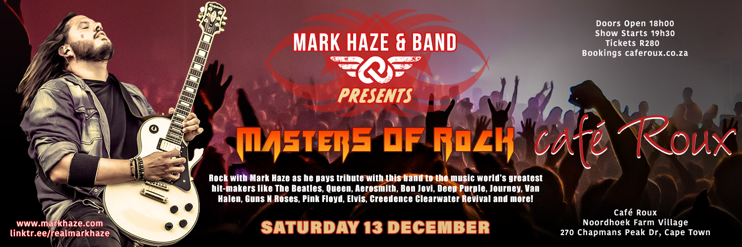 Mark Haze presents Masters of Rock!