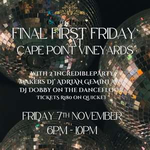 FINAL FIRST FRIDAY AT CAPE POINT VINEYARDS