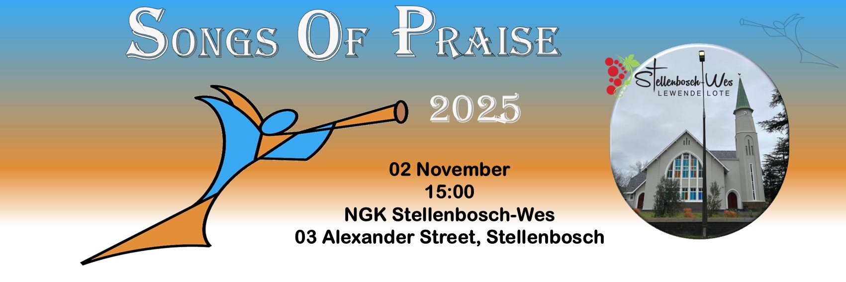 Songs of Praise - Western Cape in Weskerk Stellenbosch