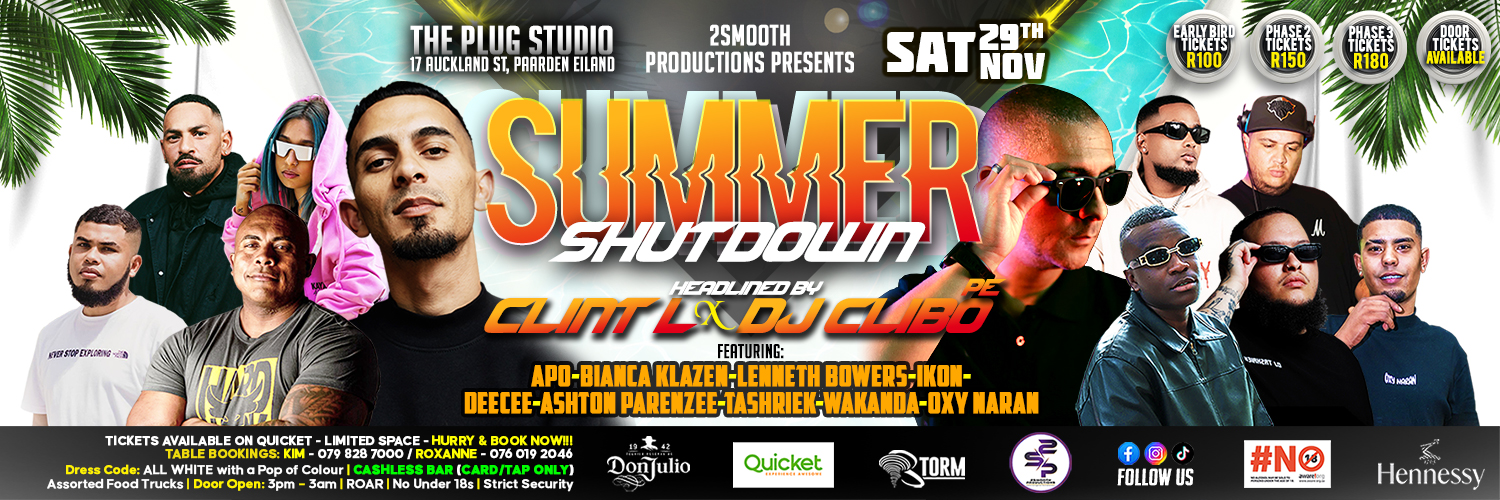 SUMMER SHUTDOWN - CLINT L X DJ CLIBO (PE) - PLUG STUDIOS