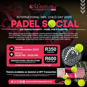 Ace Period Poverty Padel Social 2025