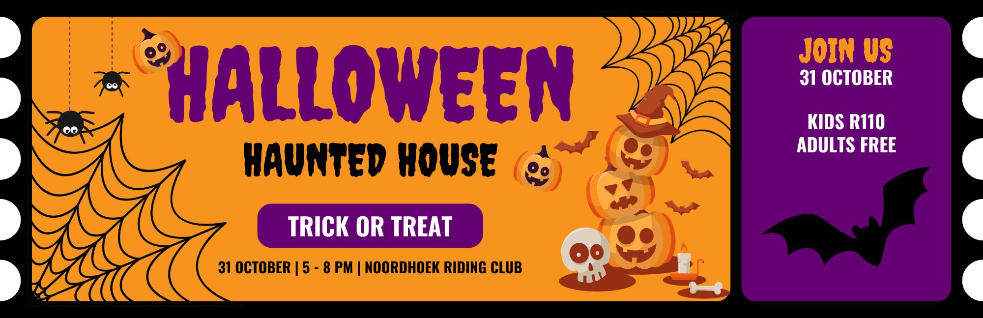 Halloween Haunted House at Noordhoek Riding Club 2025