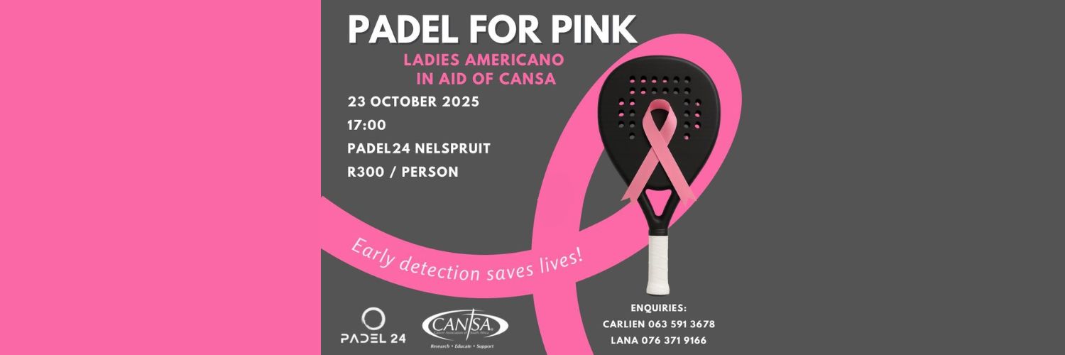 Padel For Pink - Ladies Americanco  in aid of CANSA