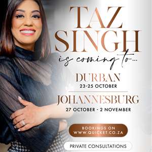 TAZ SINGH IN JOHANNESBURG
