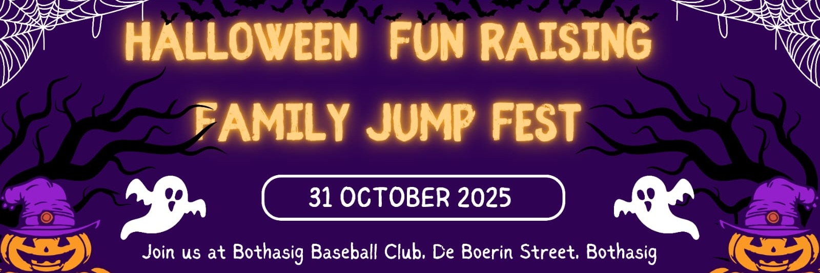 Halloween Fun Raising Family Jump Fest