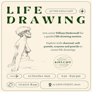Life Drawing session with Tiffany Onderstall