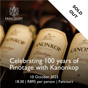 Celebrating 100 years of Pinotage with Kanonkop - Dinner pairing