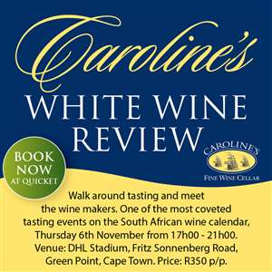 CAROLINES WHITE WINE REVIEW 2025