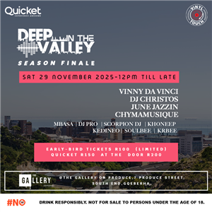 Book tickets for DEEP IN THE VALLEY - Season Finale - Ft. Vinny Da