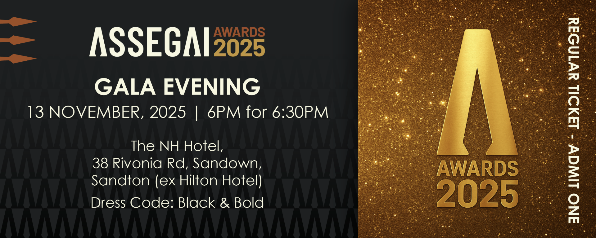 Assegai Awards 2025 Gala Evening
