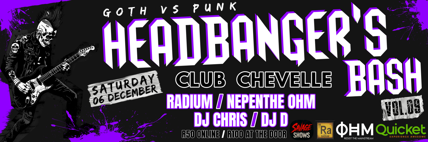 Headbanger’s Bash Vol. 9: GOTH vs. PUNK