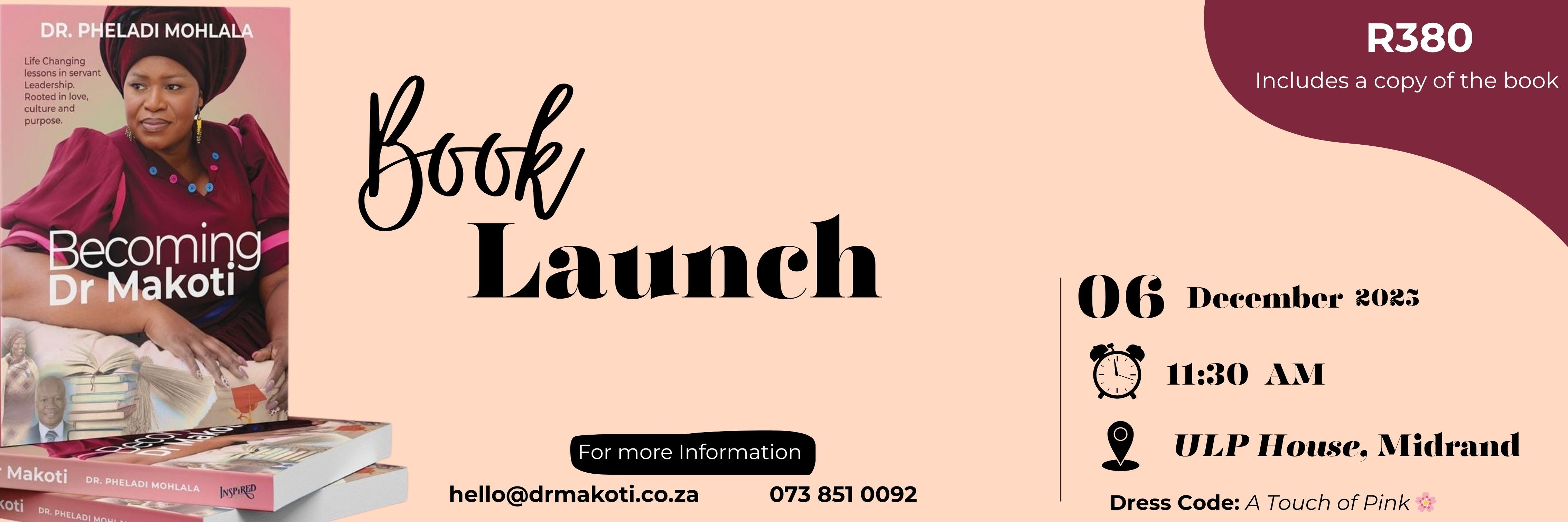 Becoming Dr Makoti Book Launch