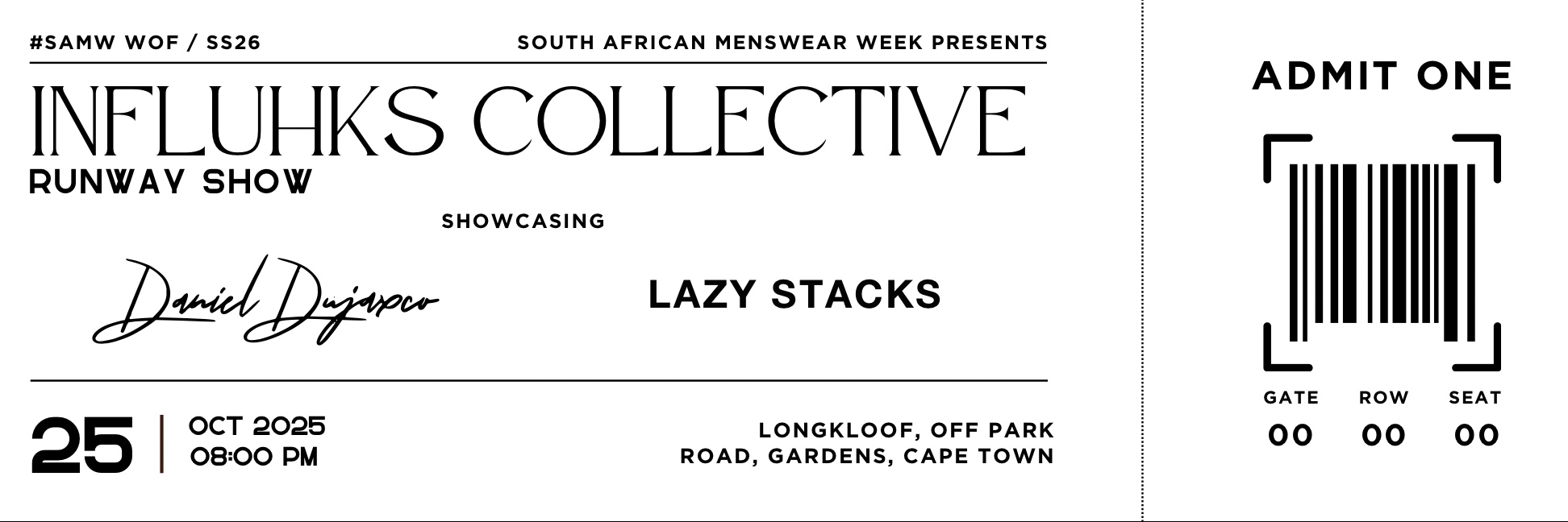 SAMW / WOF SS26 INFLUHKS COLLECTIVE SHOWCASE