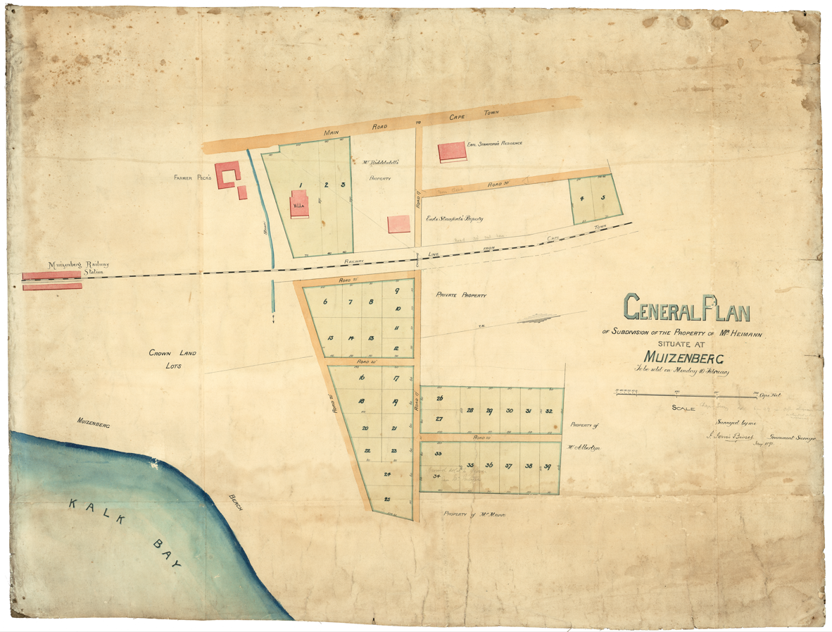 Unraveling the Mysteries of the Heimann Muizenberg Map