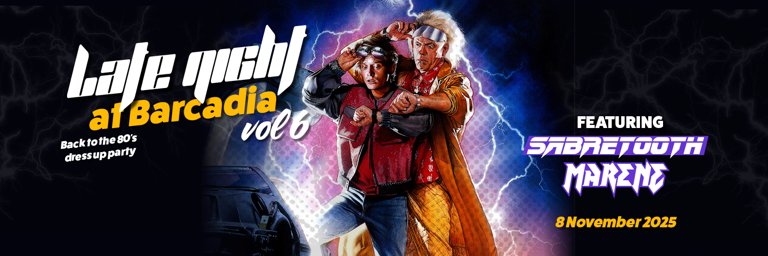 Late Night Barcade Vol 6 - Sabretooth + Marene (80's Glam Rock Night)