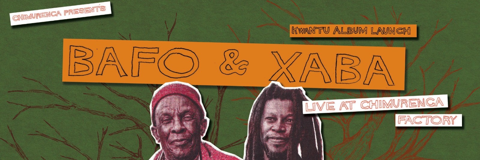 BAFO & XABA - Madala Kunene and Sibusile Xaba LIVE at Chimurenga Factory (KwaNTU Album Launch)